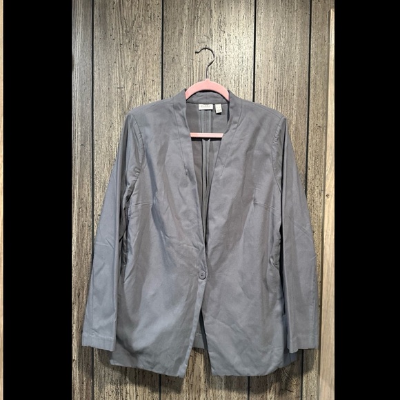 LOGO by Lori Goldstein Jackets & Blazers - LOGO by Lori Goldstein AnyWEAR One Button Blazer